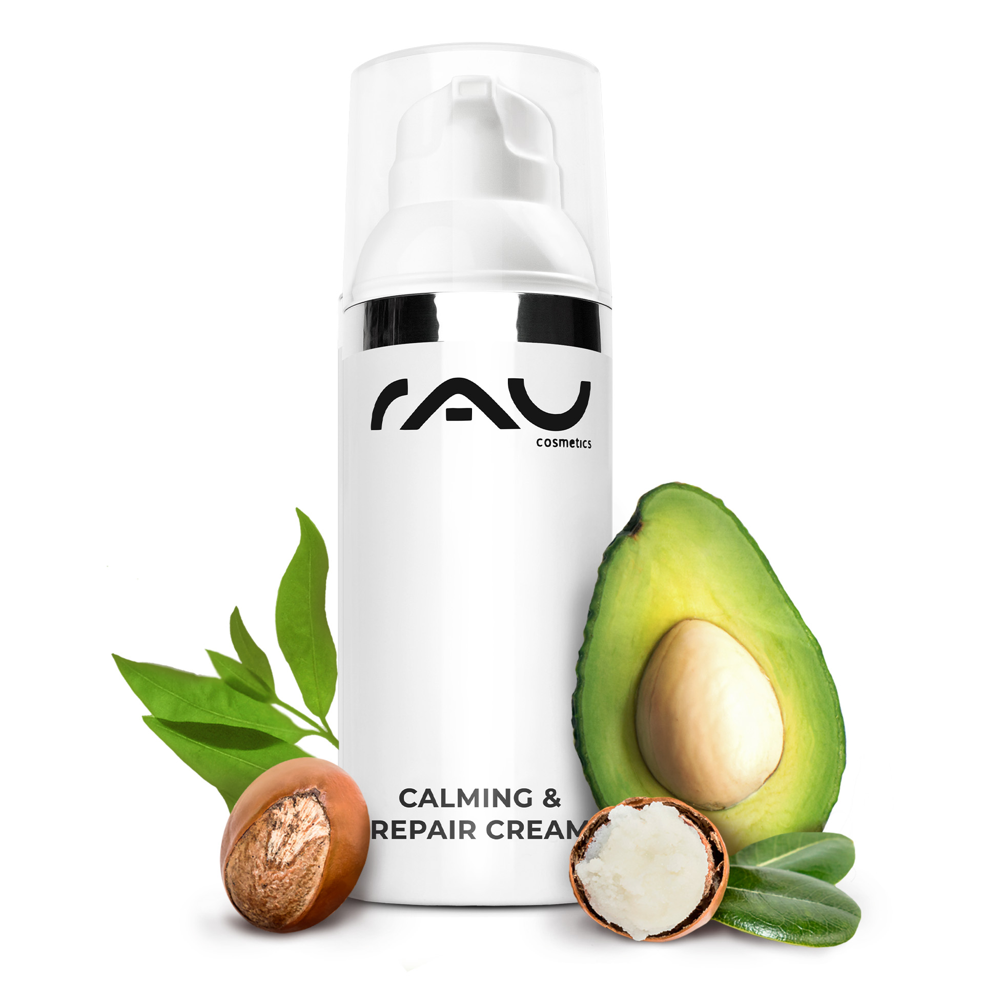 Calming & Repair Cream 50 ml Beruhigung für die Haut Essen, Obst, Produzieren, Flasche, Shaker