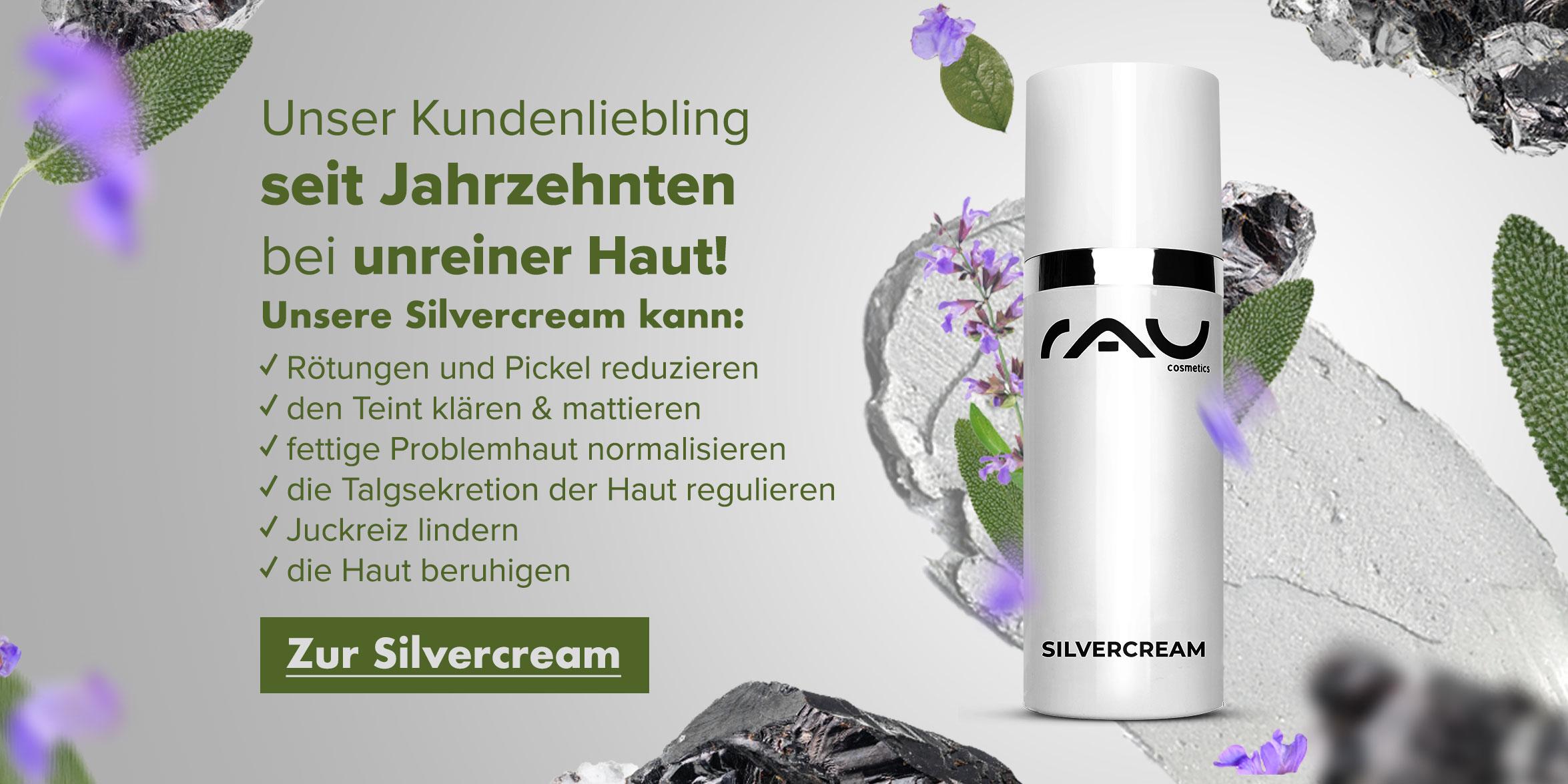 rau-cosmetics-banner-silvercream-topseller-gesichtspflege-hautpflege-onlineshop-skincare-deutschland