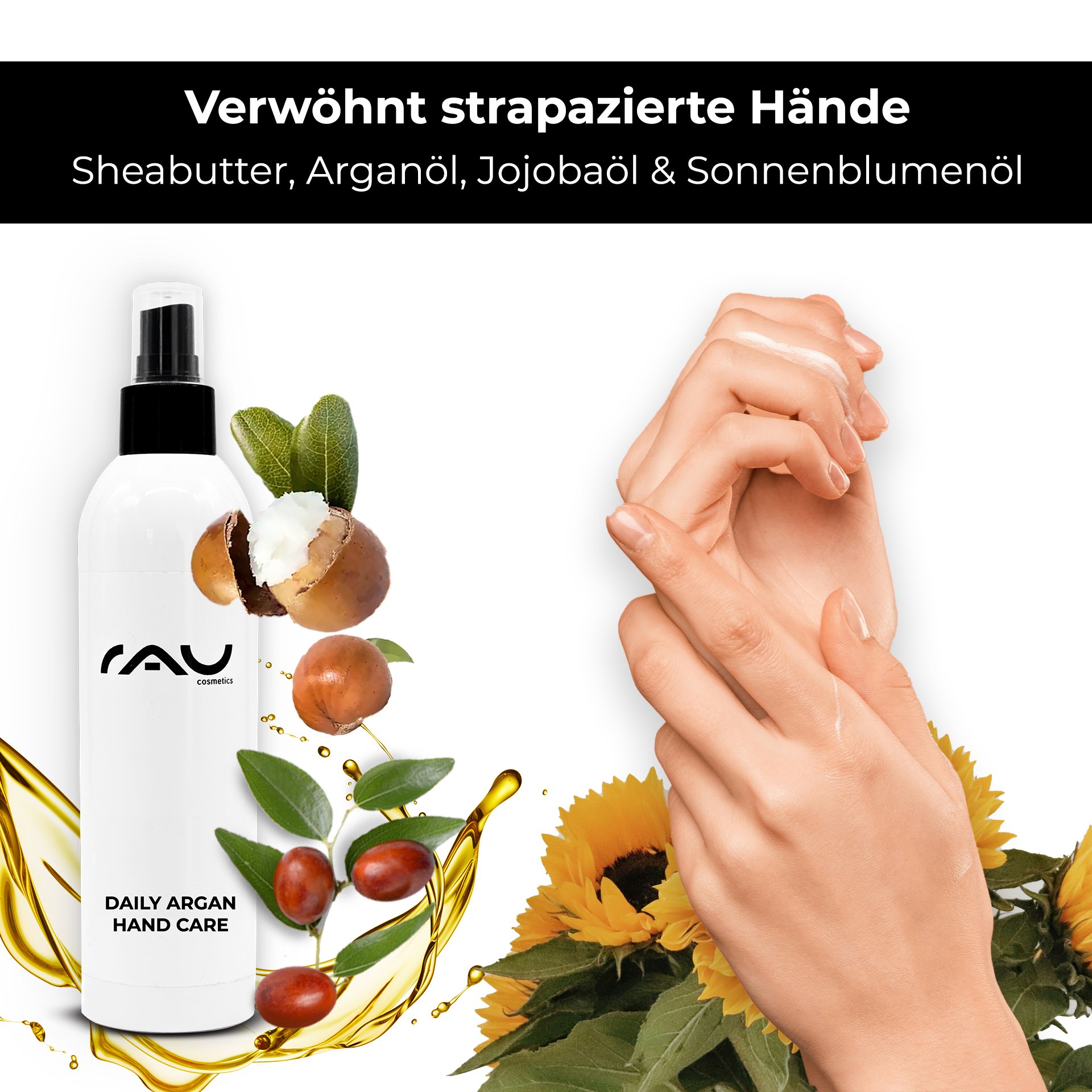 Vorteile der RAU Daily Argan Hand Care 250 ml: Intensive Pflege und Schutz für die Haut.