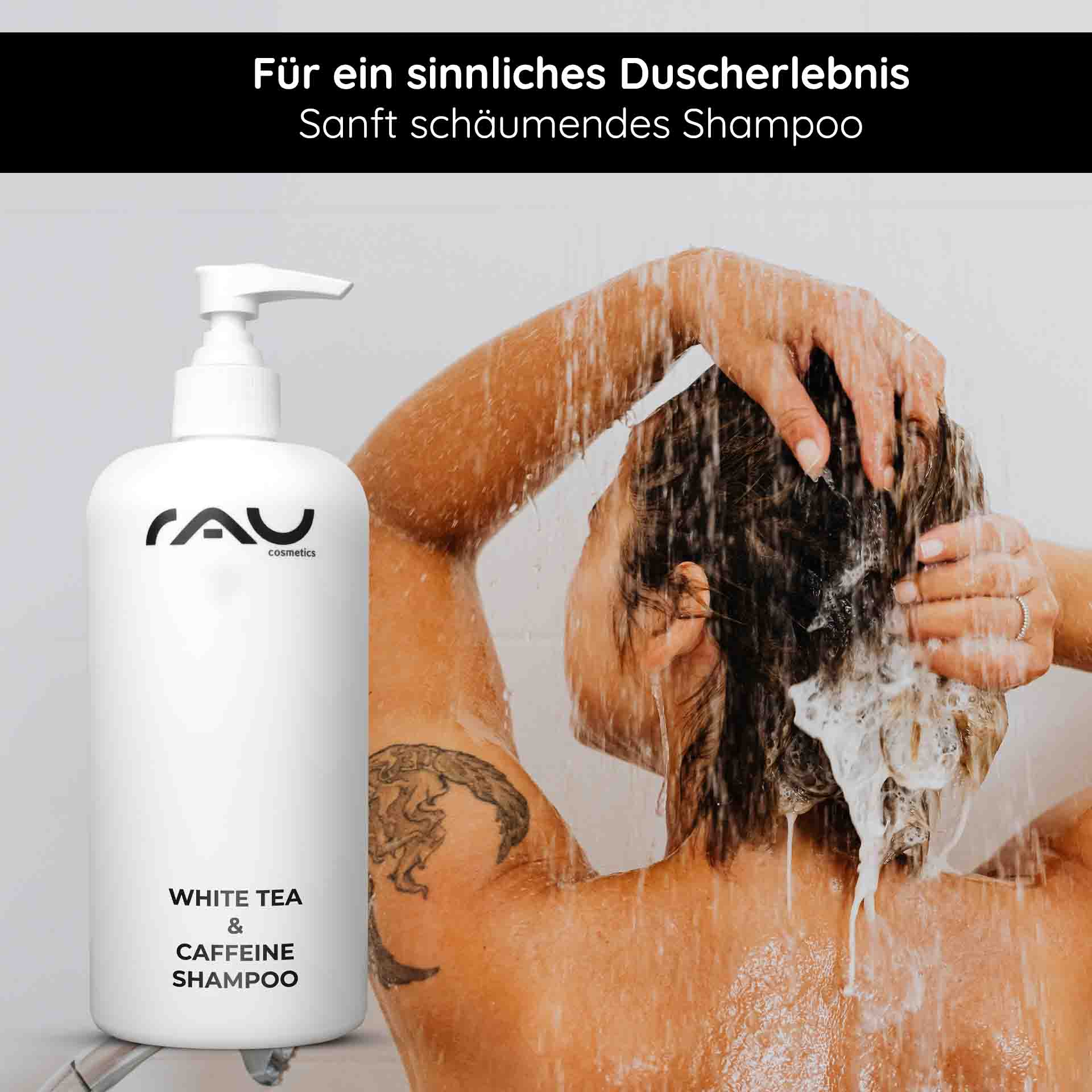 White Tea & Caffeine Hair Shampoo 500 ml 