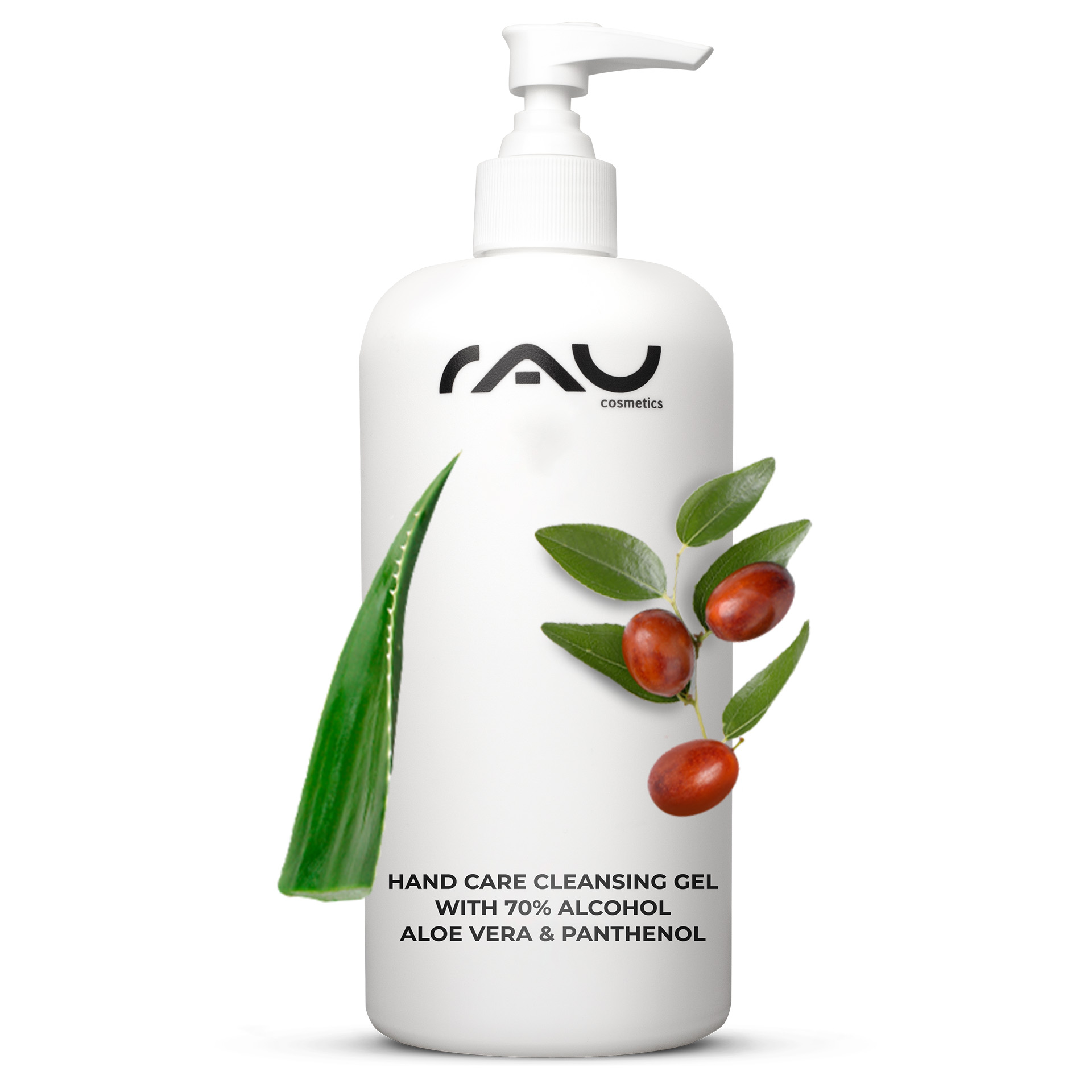 Hand Care Cleansing Gel 500 ml Disinfection & Care Flasche, Lotion, Kräuterig, Kräuter, Pflanze