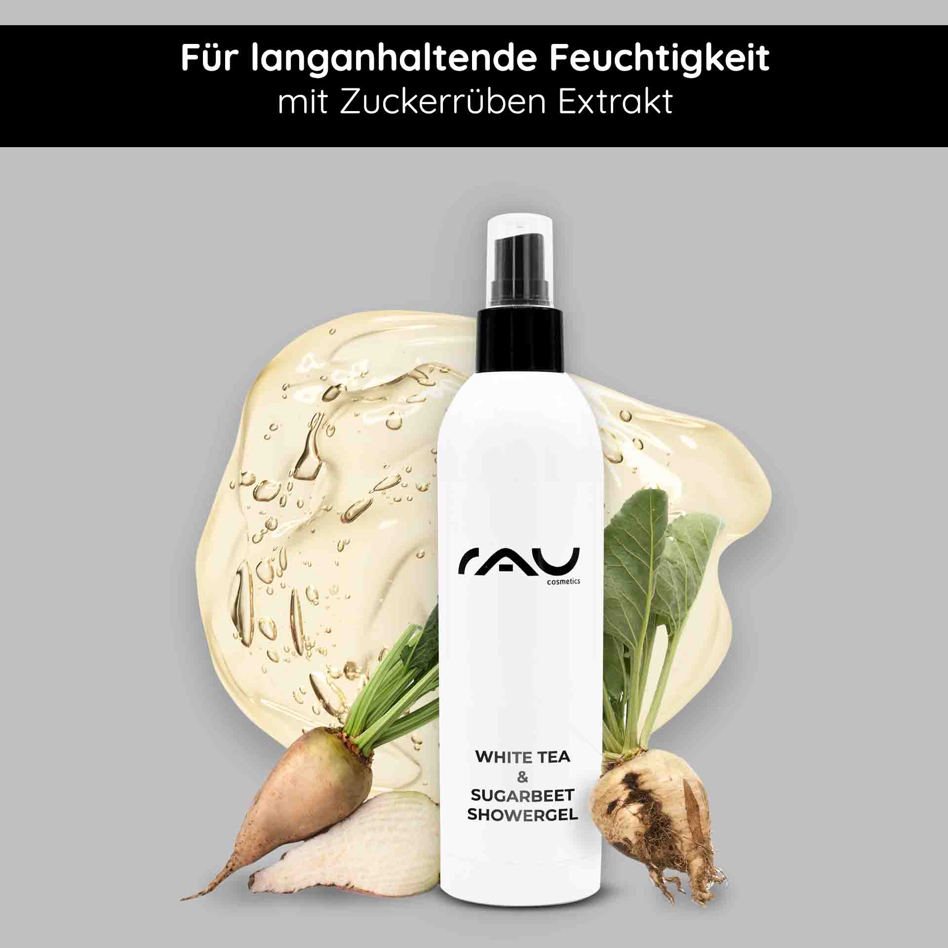 White Tea & Sugar Beet Showergel 250ml - Duschgel mit weißem Tee und Zuckerrüben Extrakt