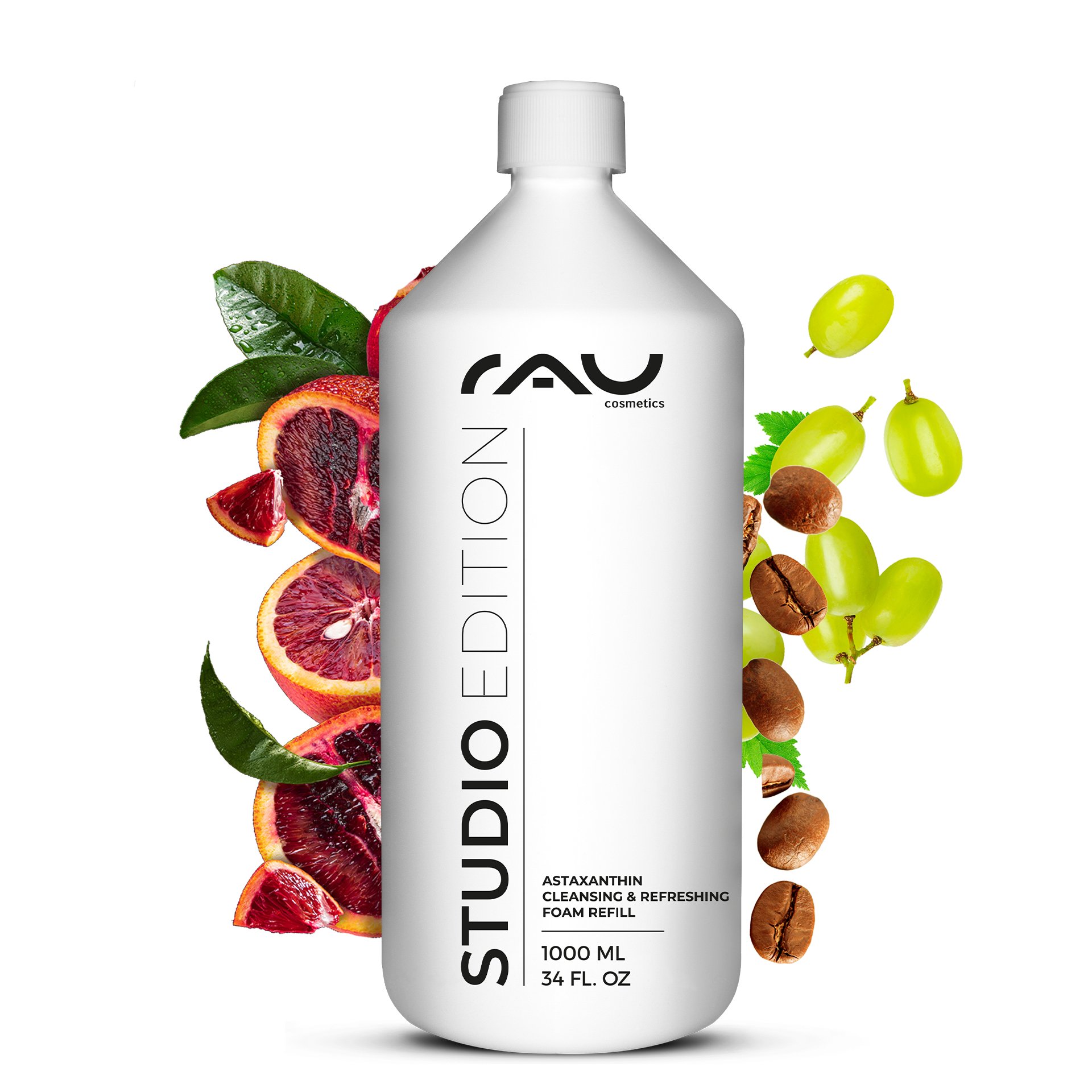 Astaxanthin Cleansing Foam 1 Liter Nachfüllpack — Nachhaltige Reinigung für das Studio.