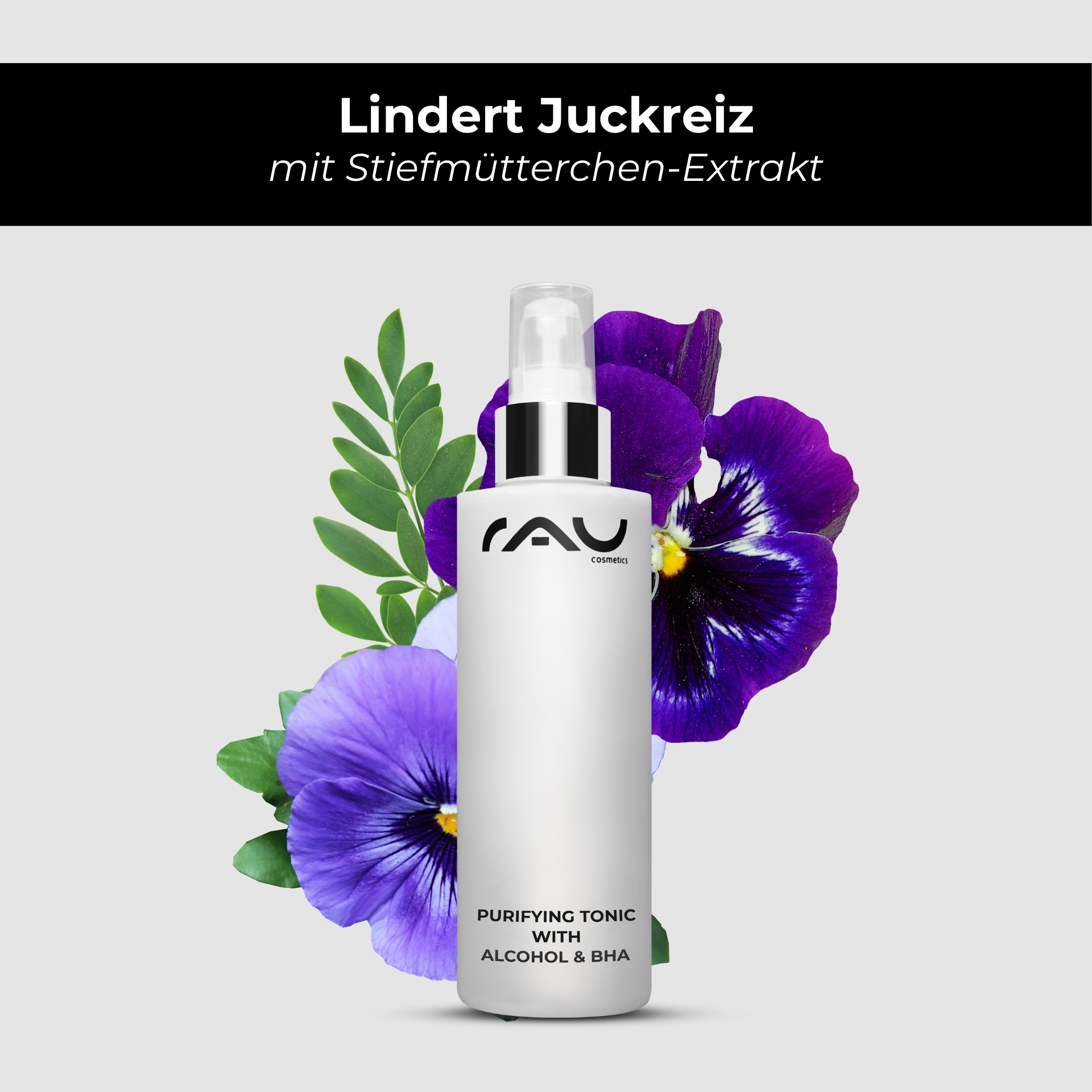 Purifying Tonic with alcohol 200 ml against impure skin Blume, Pflanze, Flasche, Kosmetik, Parfüm